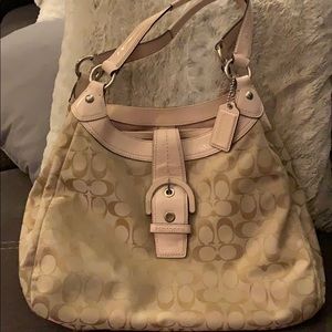 Large Coach hobo shoulder bag